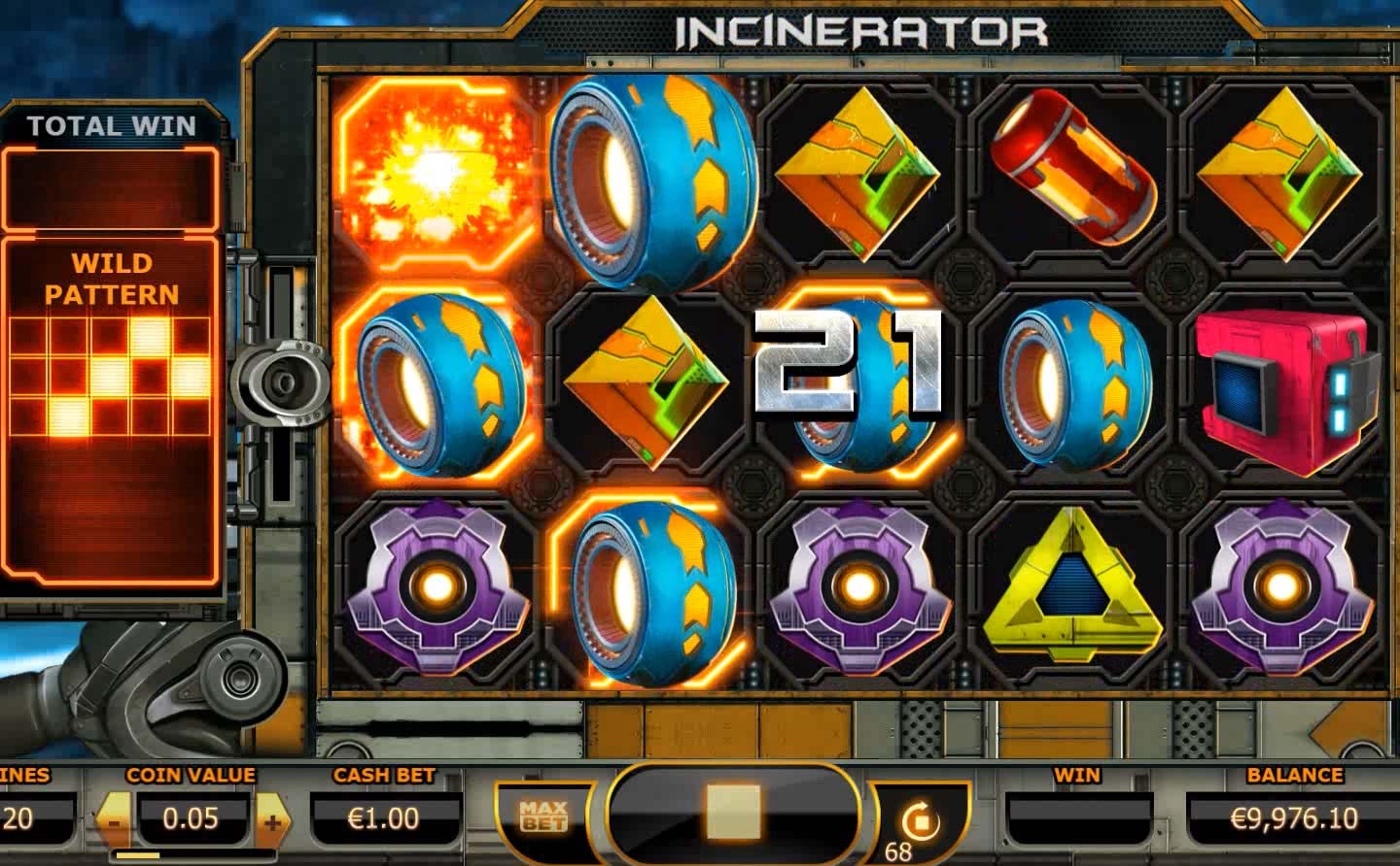 Play a free slot machine Incinerator