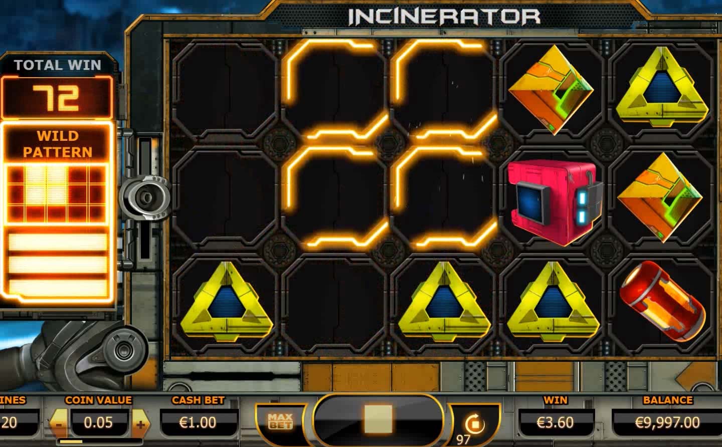 Slot machine Incinerator