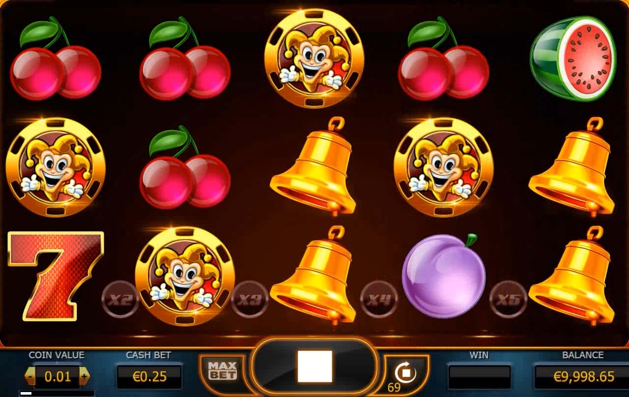 Play a free slot machine Joker Millions