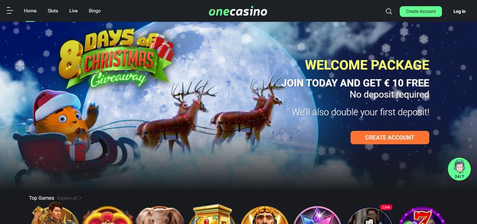 Oficjalna strona kasyna One