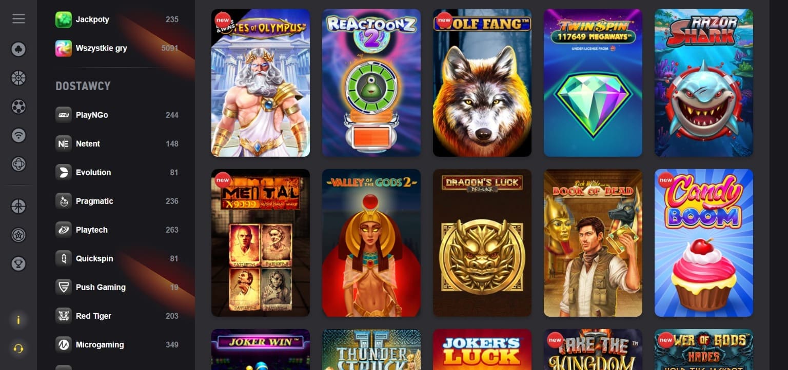 Fezbet Casino automaty do gier