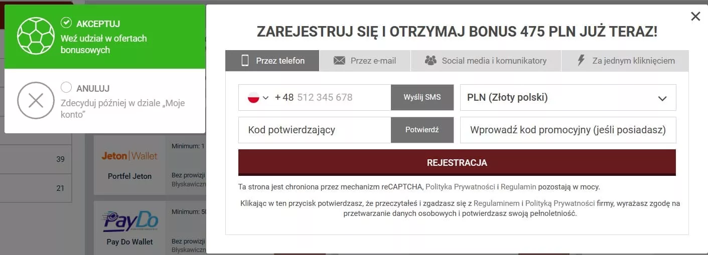 Kasyna online z bank transfer – rejestracja