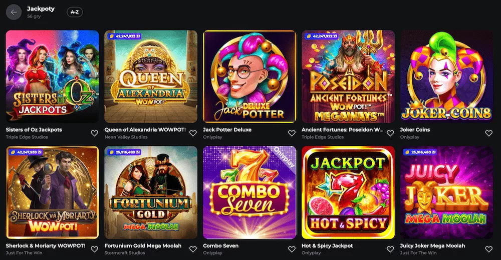 BetOnRed Casino - Jackpoty