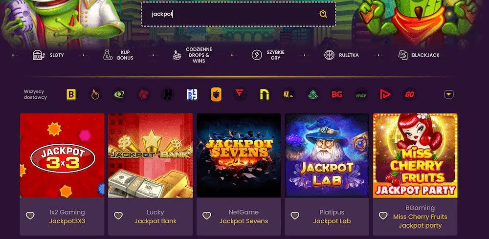 Bizzo Kasyno - Jackpot