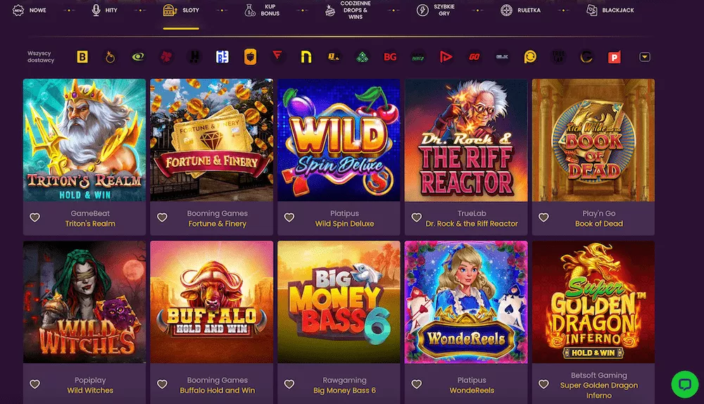 Bizzo Kasyno - Sloty/Automaty do gier