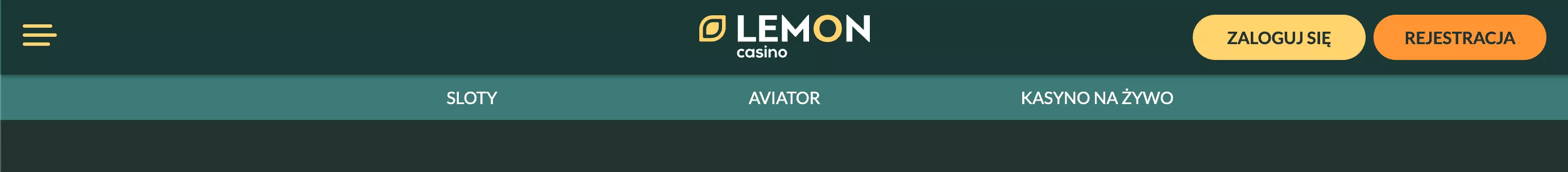 Lemon Casino - Rejestracja