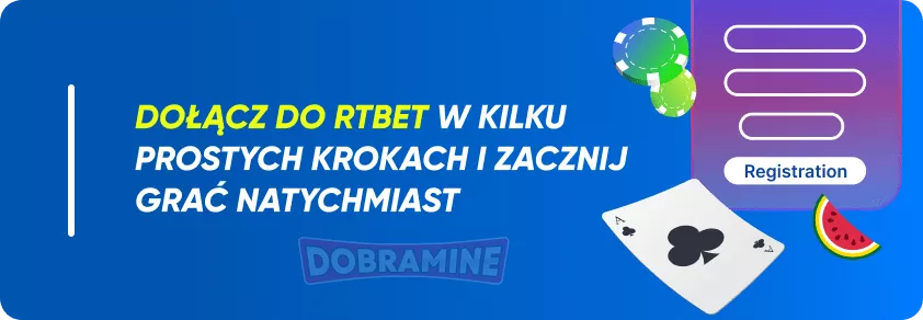 Rejestracja w kasynie RTbet