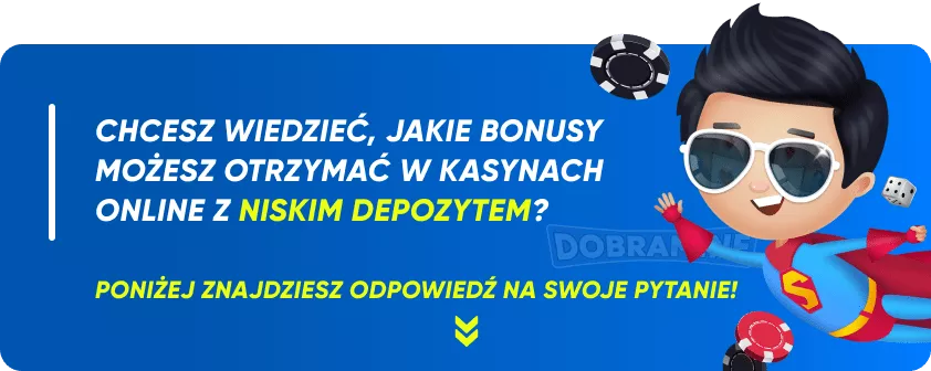 Chcesz wiedzieć, jakie bonusy możesz otrzymać w kasynach online z niskim depozytem? Poniżej znajdziesz odpowiedź na swoje pytanie!
