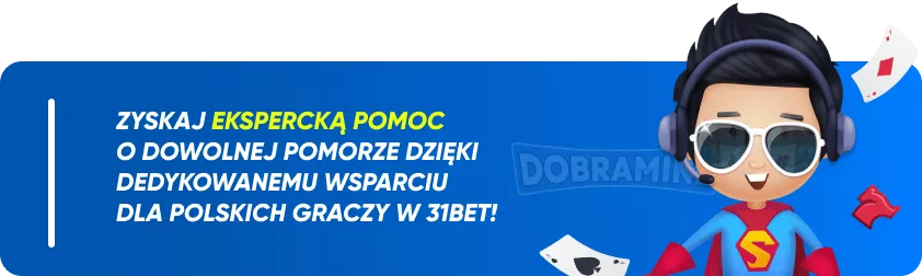 Obsługa Klienta 31Bet Dla Polskich Graczy