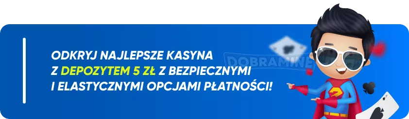 Najbardziej niezawodne kasyna z depozytem 5 zł