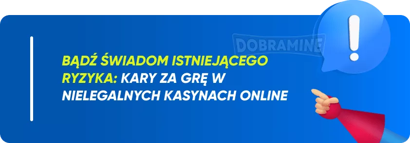 Kary za grę w nielegalnych kasynach online