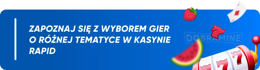 Biblioteka Gier na Platformie Rapid Casino 2026