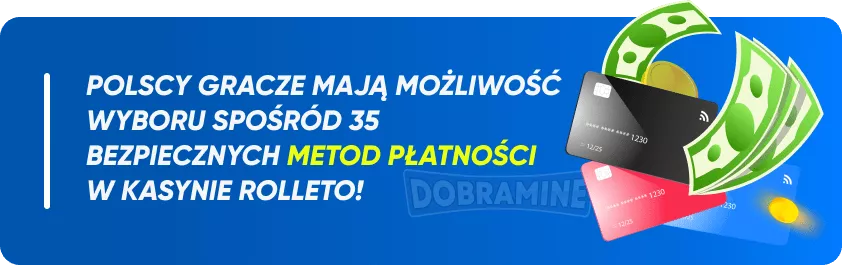 Metody płatności w kasynie Rolleto