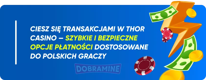 Opcje Płatności Thor Casino dla Polskich Graczy