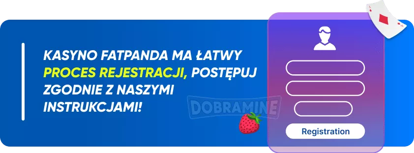 Rejestracja w kasynie FatPanda