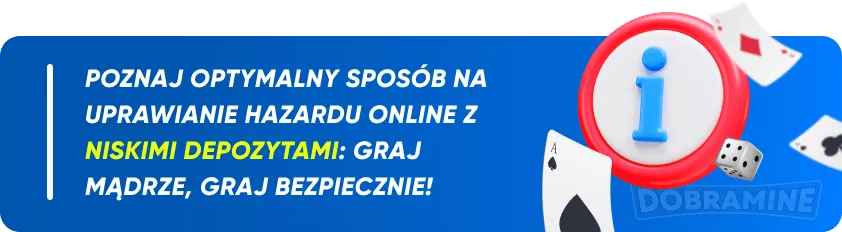 Zalety kasyn z minimalnym depozytem