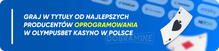 Producenci oprogramowania w kasynie OlympusBet
