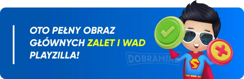 Plusy i Minusy Playzilla Casino