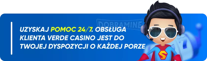 Obsługa Klienta w Verde Casino