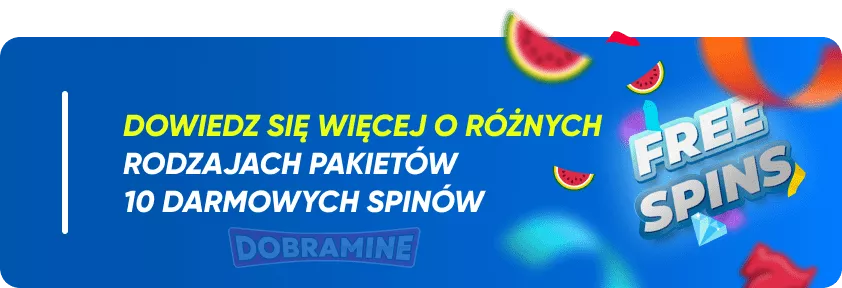 10 ofert darmowych spinów w kasynach: wiele rodzajów