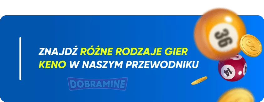 Rodzaje Keno oferowane w kasynach online