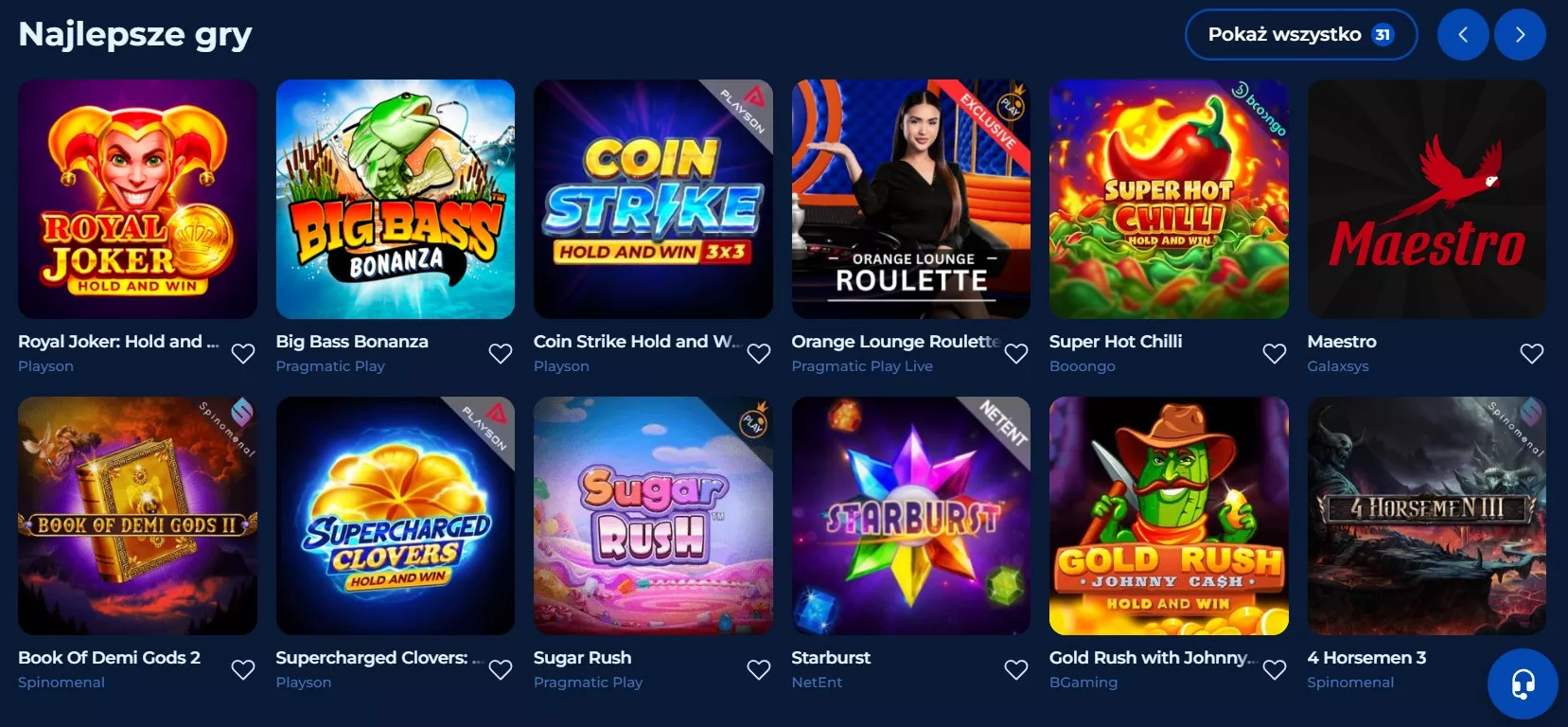 Strona gier na stronie god of coins kasyna