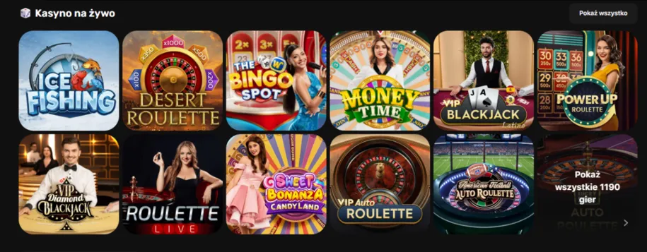 Gry Stołowe GameSpot — Blackjack, Poker, Ruletka