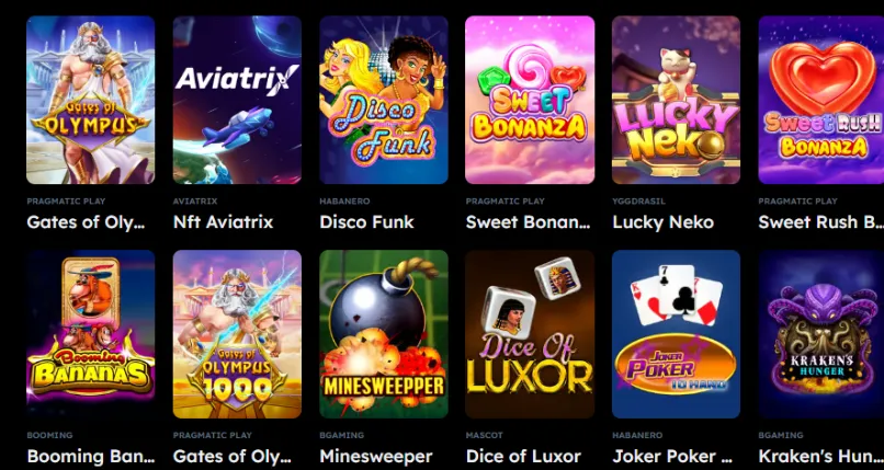 VegasNova Casino – gry od Pragmatic Play i Evolution